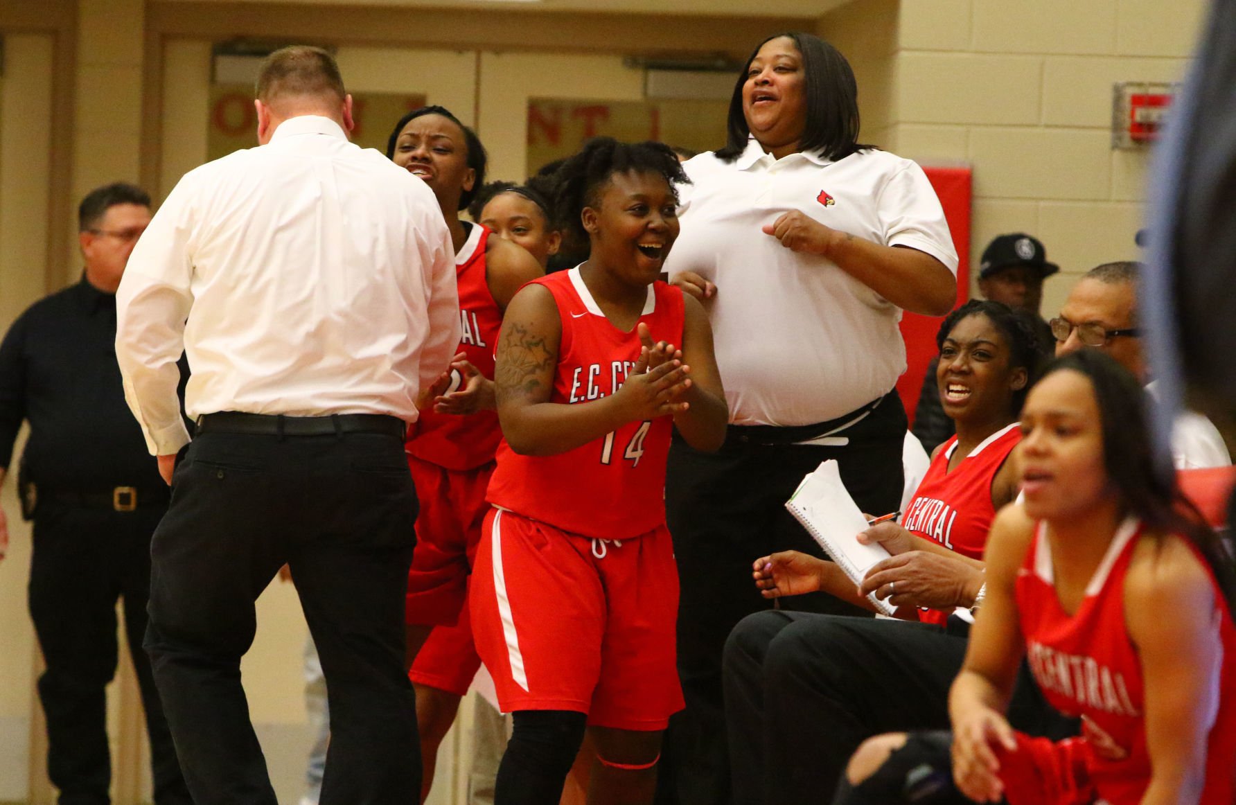 Gallery: Girls Basketball Sectional Finals - E.C. Central vs. Lake Central